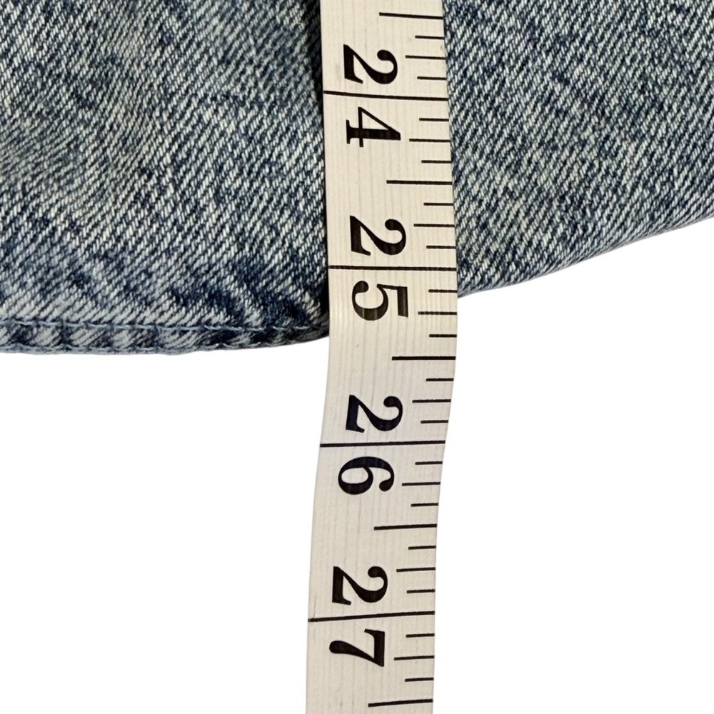 Good American Blue Acid Wash Denim Tote Bag Oversized Cotton CTB999 Indigo200‎ - Picture 4 of 6